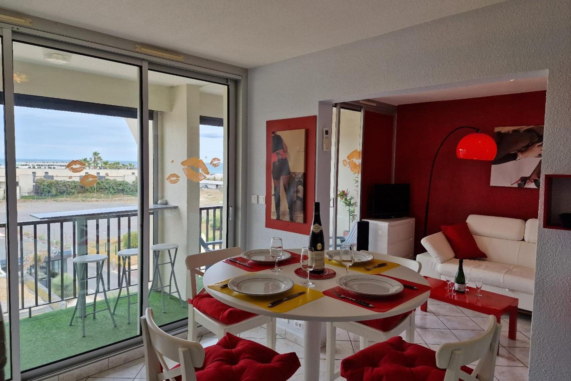 Cap d'Agde Naturiste Héliopolis F61 vue mer Exterior foto